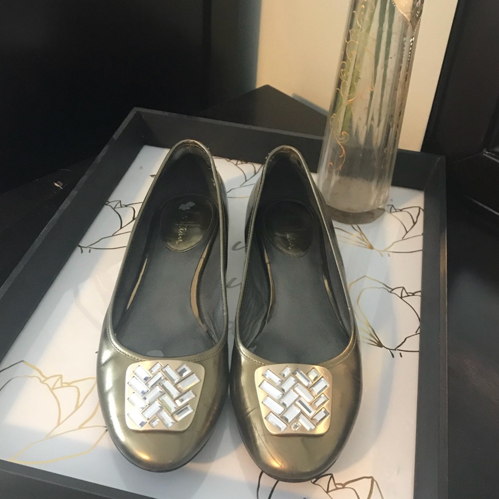 Cole Haan Air Ruby metallic ballet flats